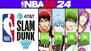 Putting the Kuroko No Basket Generation of Miracles in the NBA Slam Dunk Contest