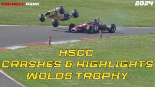 HSCC Wolds Trophy Crashes & Highlights Cadwell Park 1819th May 2024