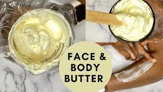 DIY Brightening Face And Body Butter- Fade Dark Spots Even Skin Tone