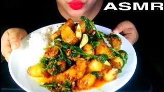 ASMREating Spicy Pork with Mustard GreenPork with Lai Xaak #Assamese Style PorkPOPY-ASMR