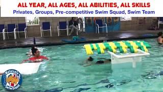 FUN Obstacle Swim Course at Watersafe Swim School