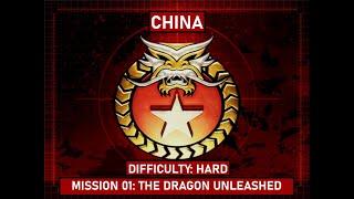 Command & Conquer Generals Zero Hour - CHINA - Mission 01 The Dragon Unleashed - HARD