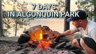 7 Days in Algonquin Park Backcountry Camping