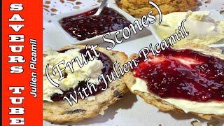 How to make the Perfect Fruit Scones Award Winning Recipe  with The French Baker  T.V. Chef Julien