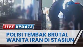 Polisi Iran Brutal Pukuli hingga Tembak Wanita di Stasiun Kereta yang Tidak Pakai Penutup Kepala