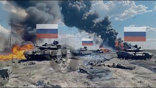 Crazy Action of the US M1 ABRAMS Tank Crew Bravely Ambushing and Exploding a Row of Russian T-90Ms
