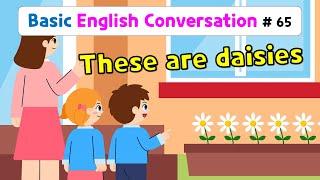 Ch.65 These are daisies  Basic English Conversation Practice for Kids