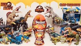 JURASSIC WORLD LAVA SLIME ZURU SMASHERS DINOSAURIOS EN SLIME HUEVOS DE DINOSAURIO