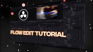 How to make a flow edit on Davinci resolve