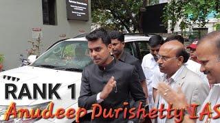 Hyderabads New Collector and DM Anudeep Durishetty IAS Grand Entry  IAS MOTIVATION