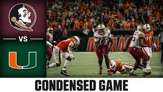 Florida State vs. Miami Condensed Game  2022 ACC Football