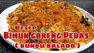 Resep bihun goreng Pedas. #bihungoreng #bihungorengspesial