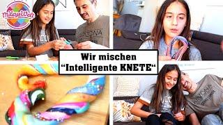 Wir mischen INTELLIGENTE KNETE  10 Sorten Rainbow MAGIC DOUGH