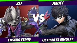 S@X 478 Losers Semis - ZD Wolf Vs. Jerry Joker Smash Ultimate - SSBU
