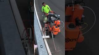 Track painting at Circuit Zandvoort for the 2021 Dutch F1 GP