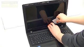Women  replace back LCD cover frame on  Lenovo IdeaPad  300 15  replacement disassembly