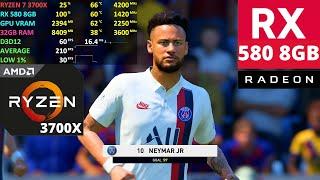 FIFA 20 - RX 580 8GB + Ryzen 7 3700X  1080p - Ultra Graphics