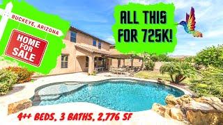 BEAUTIFUL Buckeye Arizona Home For Sale with PRIVATE POOL and PAID for SOLAR  Arizona Real Estate