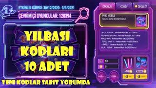 PUBG Mobile Yılbaşı Eğlencesi Kodları  Yeni Etkinlik Kodları  2021 Etkinlik Kodu  Yılbaşı Kodları