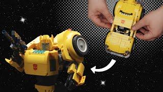 How to transform from car to Bumblebee with the new LEGO® Transformers Bumblebee set