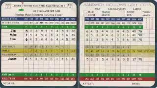 Understanding Your Golf Score Card