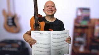 De la partitura a la guitarra mira lo fácil que es leer una melodía