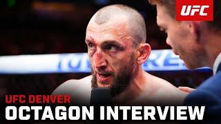 Muslim Salikhov Octagon Interview  UFC Denver