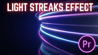 How to do Trippy Light Streaks Effect Premiere Pro 2023  Premiere Pro Tutorials