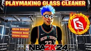 2K20 PLAYMAKING GLASS CLEANER IS BACK74 STRENGTH + 85 BALL HANDEL + 77 3PT BEST BUILD NBA 2K24