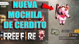 Solo Así Puedes Conseguir La Nueva Mochila de Cerdito en Free Fire