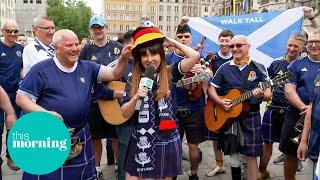 Scots Bring Party to Munich 200K Fans Gather for Germany Euro Match  This Morning