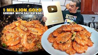 1MILLION GOLD Shrimp na may Itlog na Maalat Unboxing Gold Play Button@TeamCanlasTV