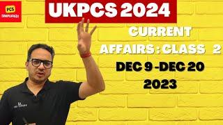 UKPCS  UPPCS Prelims 2024 Current Affairs in MCQs  Class 2