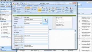 Creating Contact Categories Outlook 2007