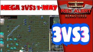 445 - C&C Remastered - Mega 3vs3 1 Way - 3v3