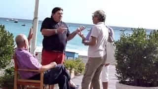 Italian guy talking with hands. Watch the hands tell the story