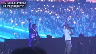 A$AP ROCKY Brings A$AP FERG as Surprise Guest + UNCLE LUKE Appearance @ Rolling Loud Miami 2021