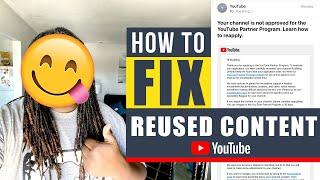 How To Fix Reused Content