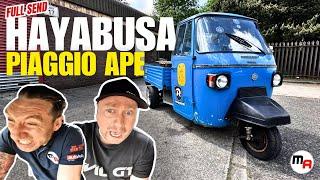 CRAZY HAYABUSA POWERED PIAGGIO APE - IS THIS THE CRAZIEST CAR IN THE WORLD?