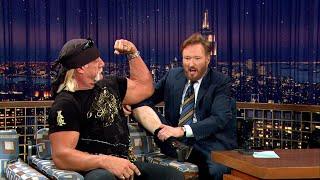 Hulk Hogan and Conan Compare Physiques  Late Night with Conan O’Brien