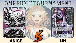 ワンピカード  ONE PIECE CARD GAME TOURNAMENT   黄カタクリ VS 黒モリア 