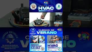 CURSOS ONLINE HIBRIDO DE REFRIGERACION HVAC HEAT PUMP CHILLERS AC AUTOMOTRIZ EPA 608 UNIVERSAL