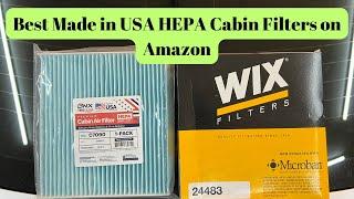 BNX vs WIX cabin air filters review BNX TruFilter Premium HEPA Cabin Air Filter Review
