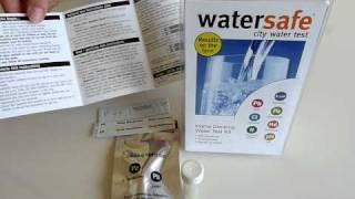 Drinking Water Testing with Watersafe City Water Test Kit