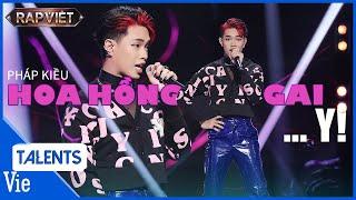 HOA HỒNG GAI..Y - Pháp Kiều bùng nổ sân khấu RAP VIỆT mùa 3 với 4 CHỌN  Rap Việt Live Stage