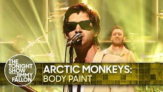 Arctic Monkeys Body Paint  The Tonight Show Starring Jimmy Fallon