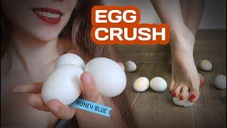 Feet food crush eggs