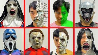 Scary Superhero Transformation Compilation by GreenHero vs