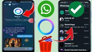How to Remove Meta AI on WhatsApp  How To Delete Meta Ai On Whatsapp 2024