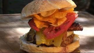 How to grill Chip and Bacon Burgers  Recipe